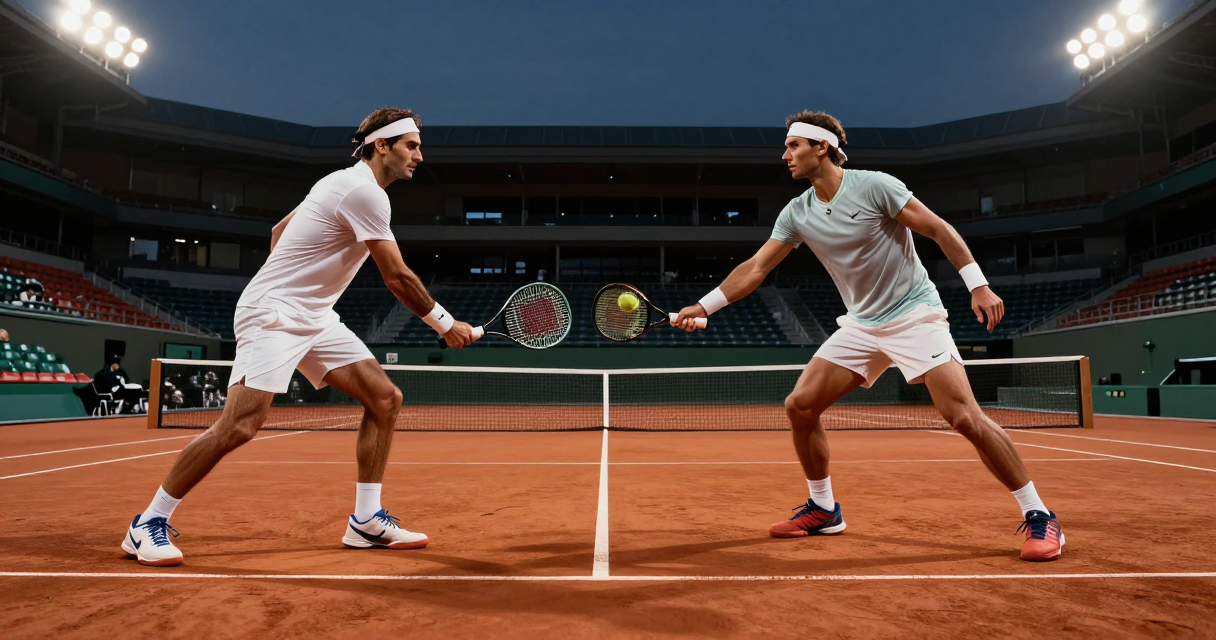As maiores rivalidades da história do tênis — Federer vs Nadal: a batalha que redefiniu o tênis moderno